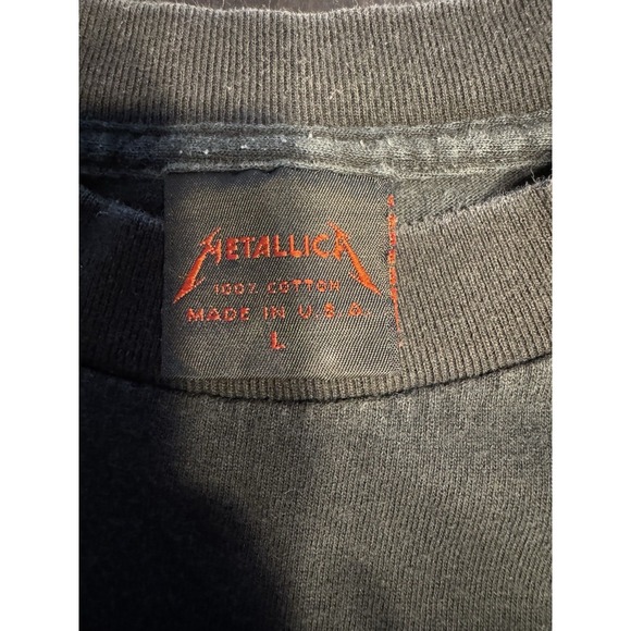 Vintage‎ 1991 Metallica Sad But True Pushead Shirt Rare Double Sided Single - Picture 5 of 10